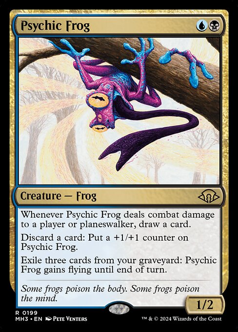 Mh3 199 psychic frog